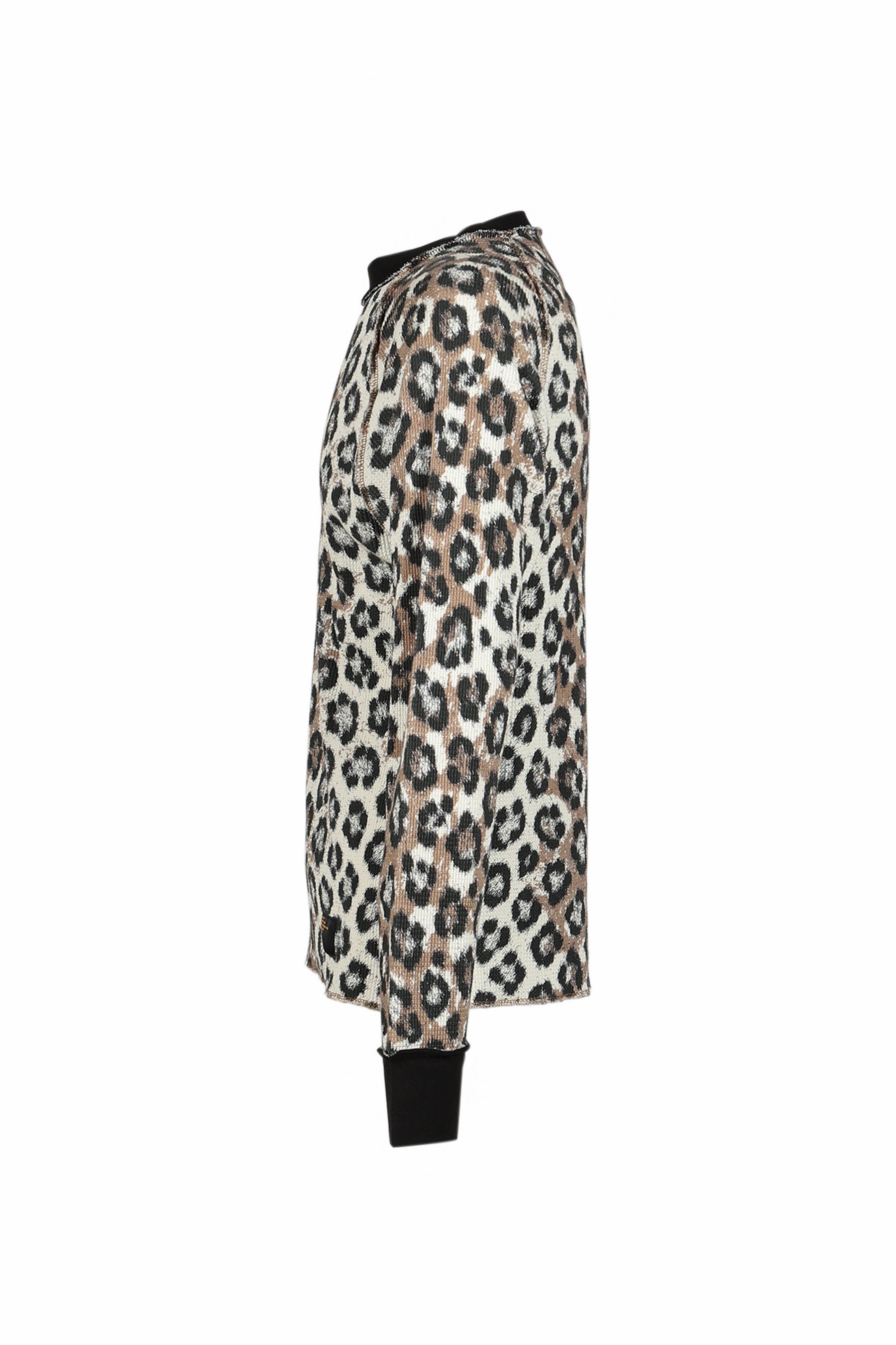 MEN LEOPARD THERMAL L/S TEE SHIRT / LEOPARD