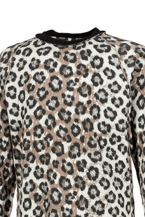 MEN LEOPARD THERMAL L/S TEE SHIRT / LEOPARD