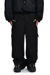 FFFPOSTALSERVICE 3-WAY ZIP CARGO TROUSERS / BLK