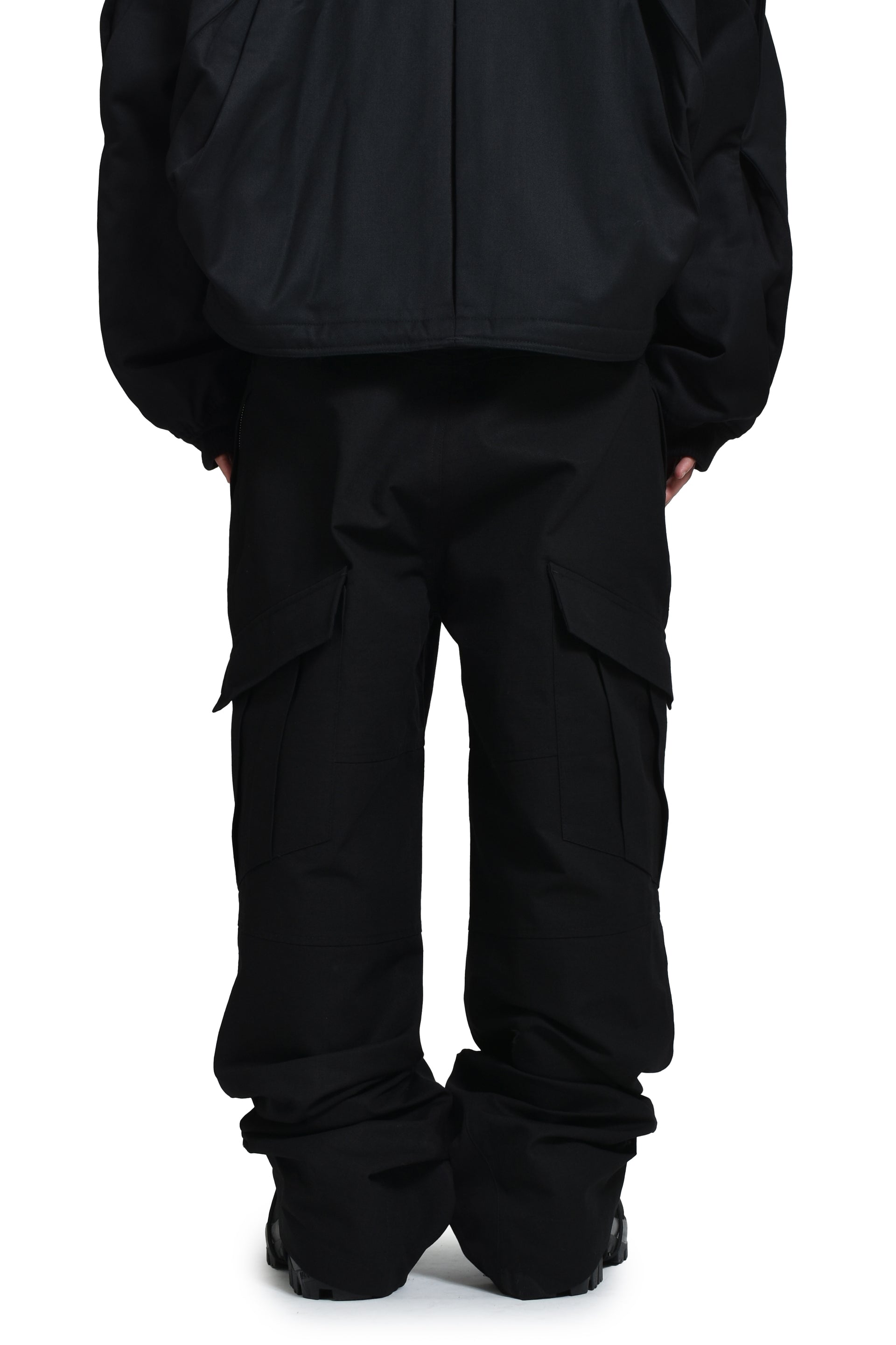FFFPOSTALSERVICE 3-WAY ZIP CARGO TROUSERS / BLK
