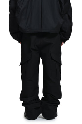 FFFPOSTALSERVICE 3-WAY ZIP CARGO TROUSERS / BLK