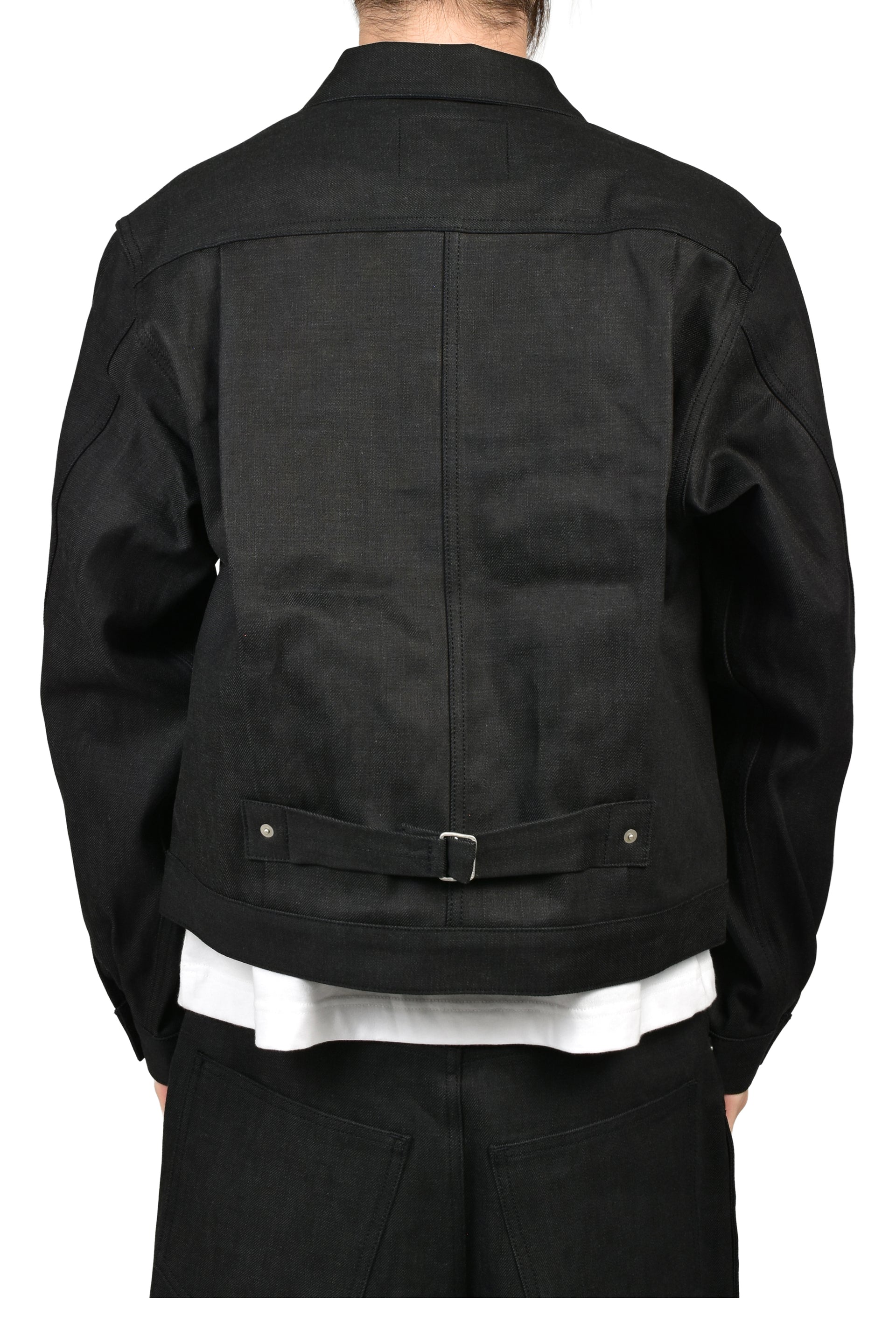 RH TYPE-1 TRUCKER JACKET / RAW BLK