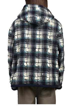 HOODED JACKET / NVY WHT