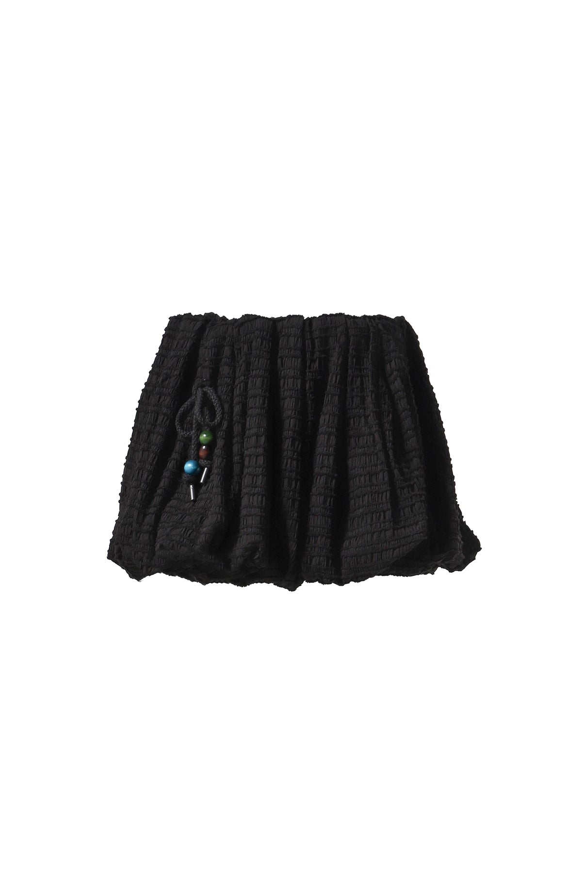 FRILL BALLOON SKIRT / BLK