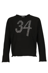STAR 34 FITTED L/S T-SHIRT / BLK