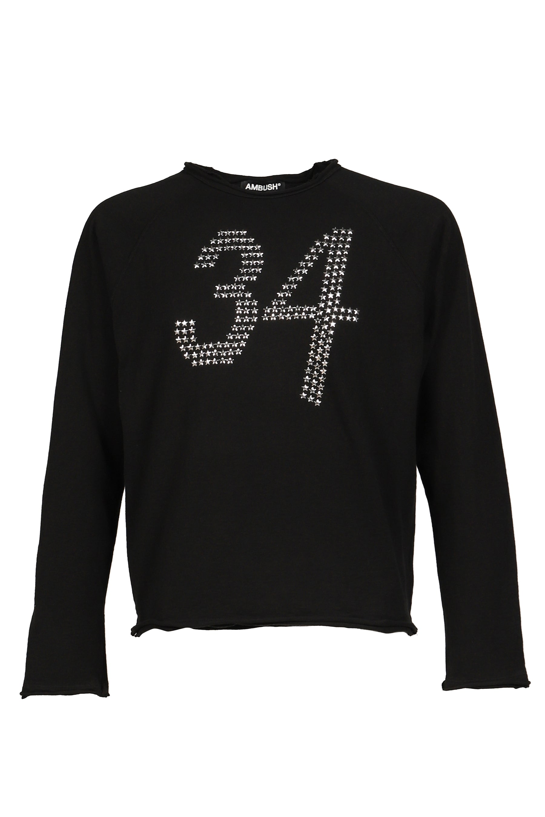 STAR 34 FITTED L/S T-SHIRT / BLK