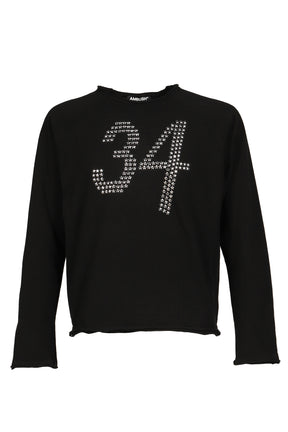 STAR 34 FITTED L/S T-SHIRT / BLK