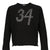 STAR 34 FITTED L/S T-SHIRT / BLK