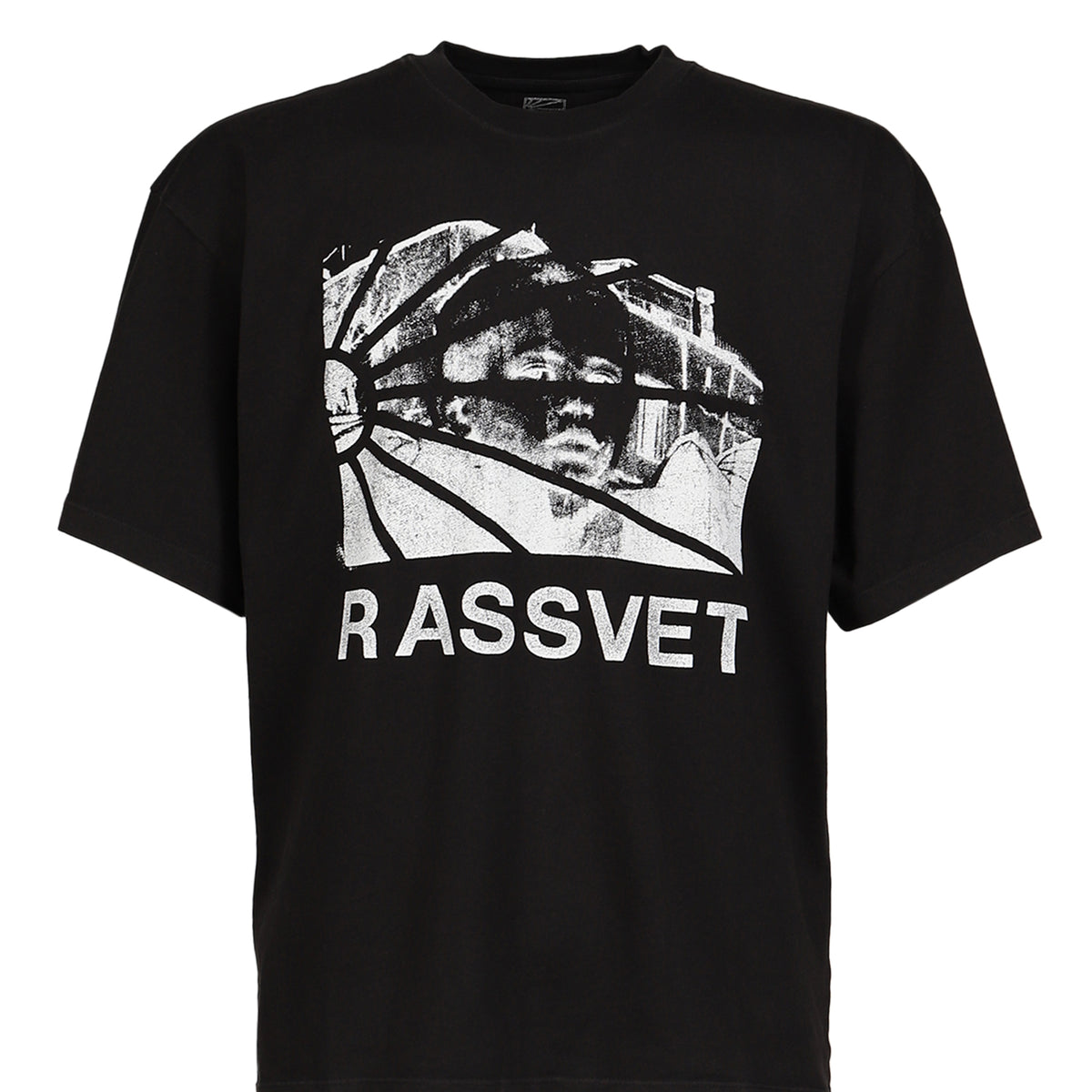 RASSVET SS26 HERITAGE TEE SHIRT KNIT / BLK - NUBIAN