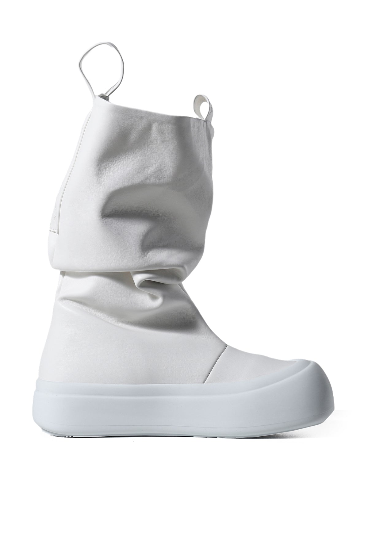 LOW FISHERMAN BOOT / WHITE VEGAN LEATHER