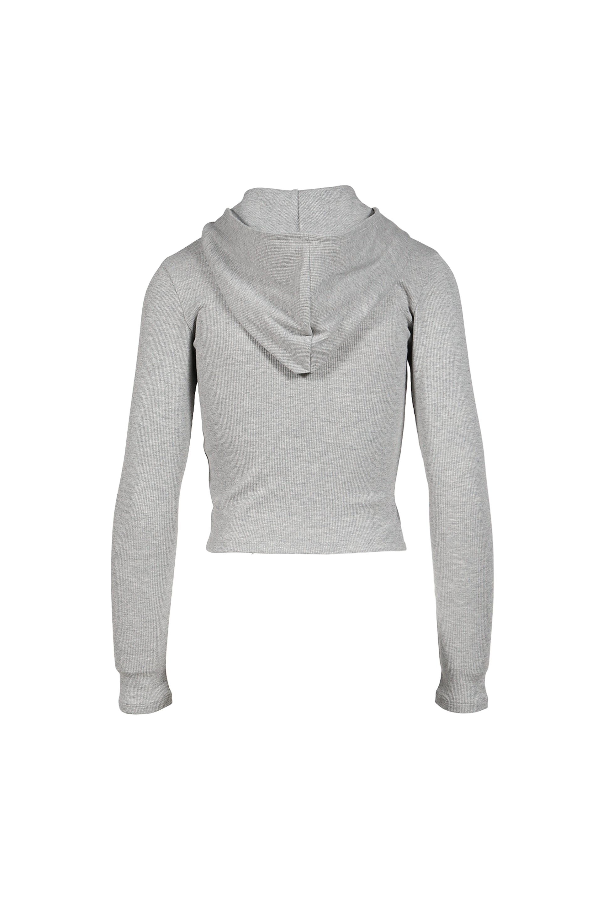 G CLASSIC ESSENTIAL RIB ZIP-UP / GRY