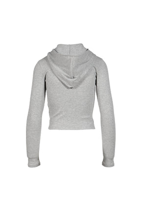 G CLASSIC ESSENTIAL RIB ZIP-UP / GRY