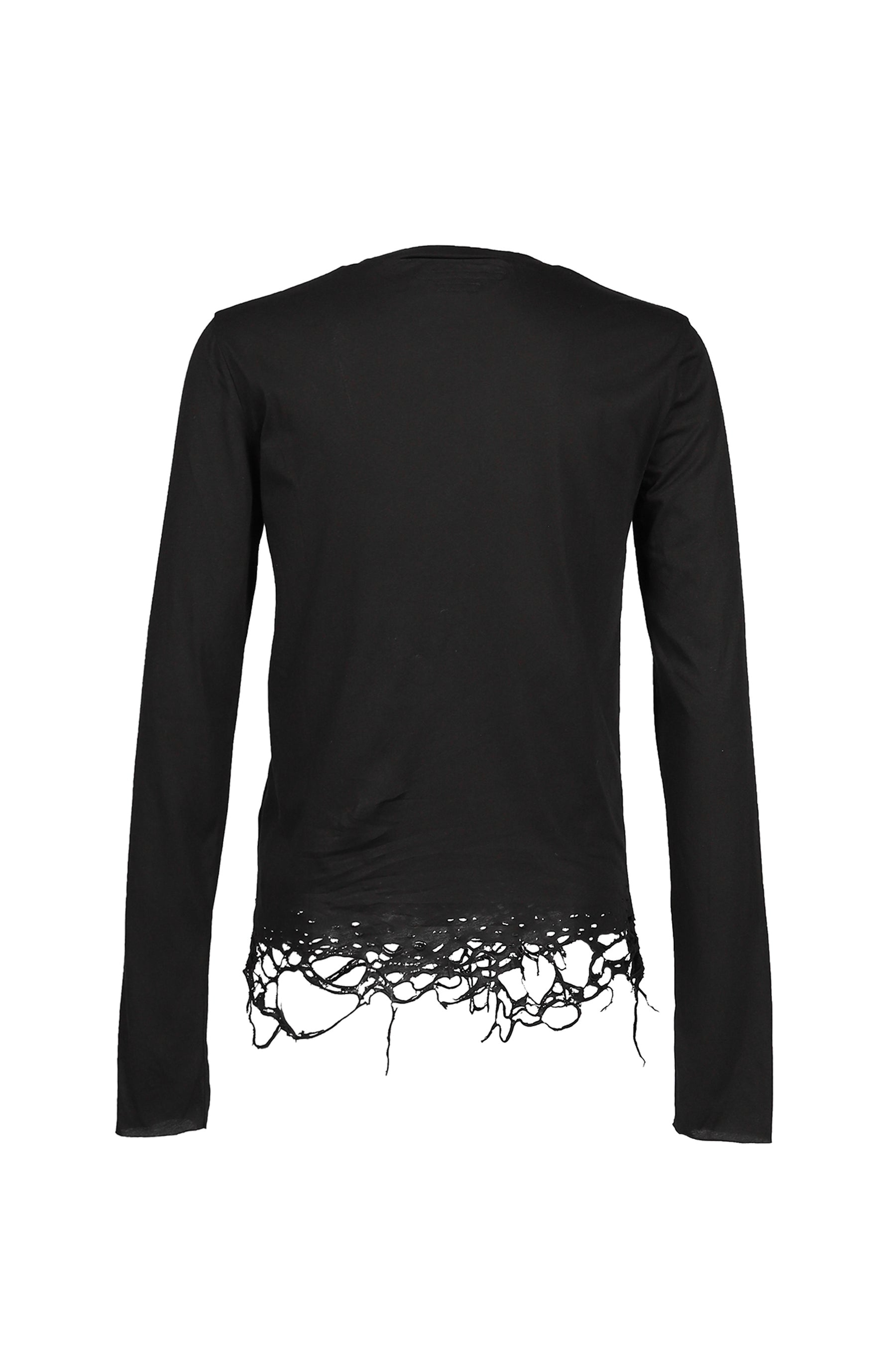 THRASHED LONGSLEEVE / BLK