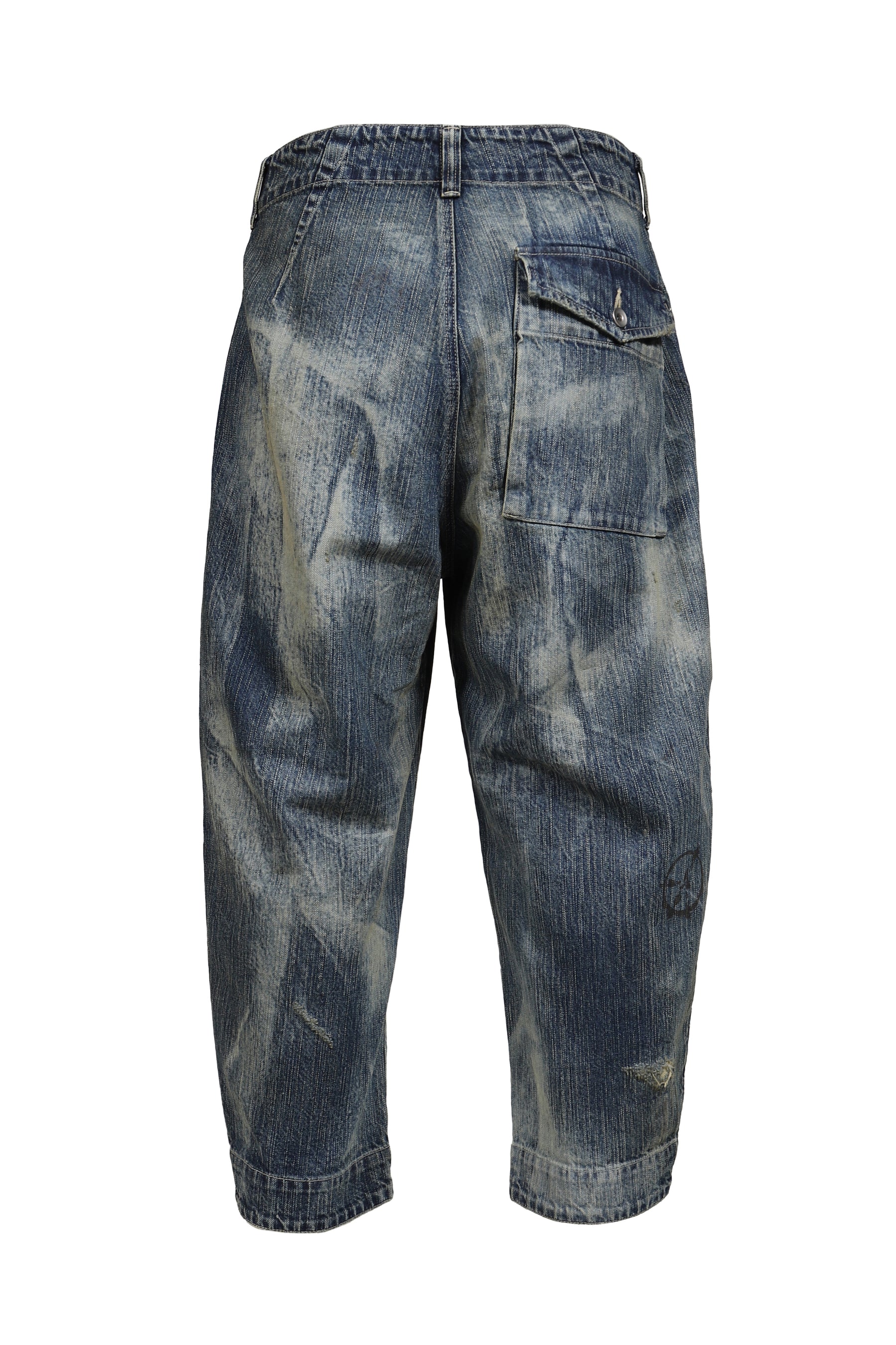 STEINBECK DENIM POCKET PANTS VINTAGE CUSTOM / BLU