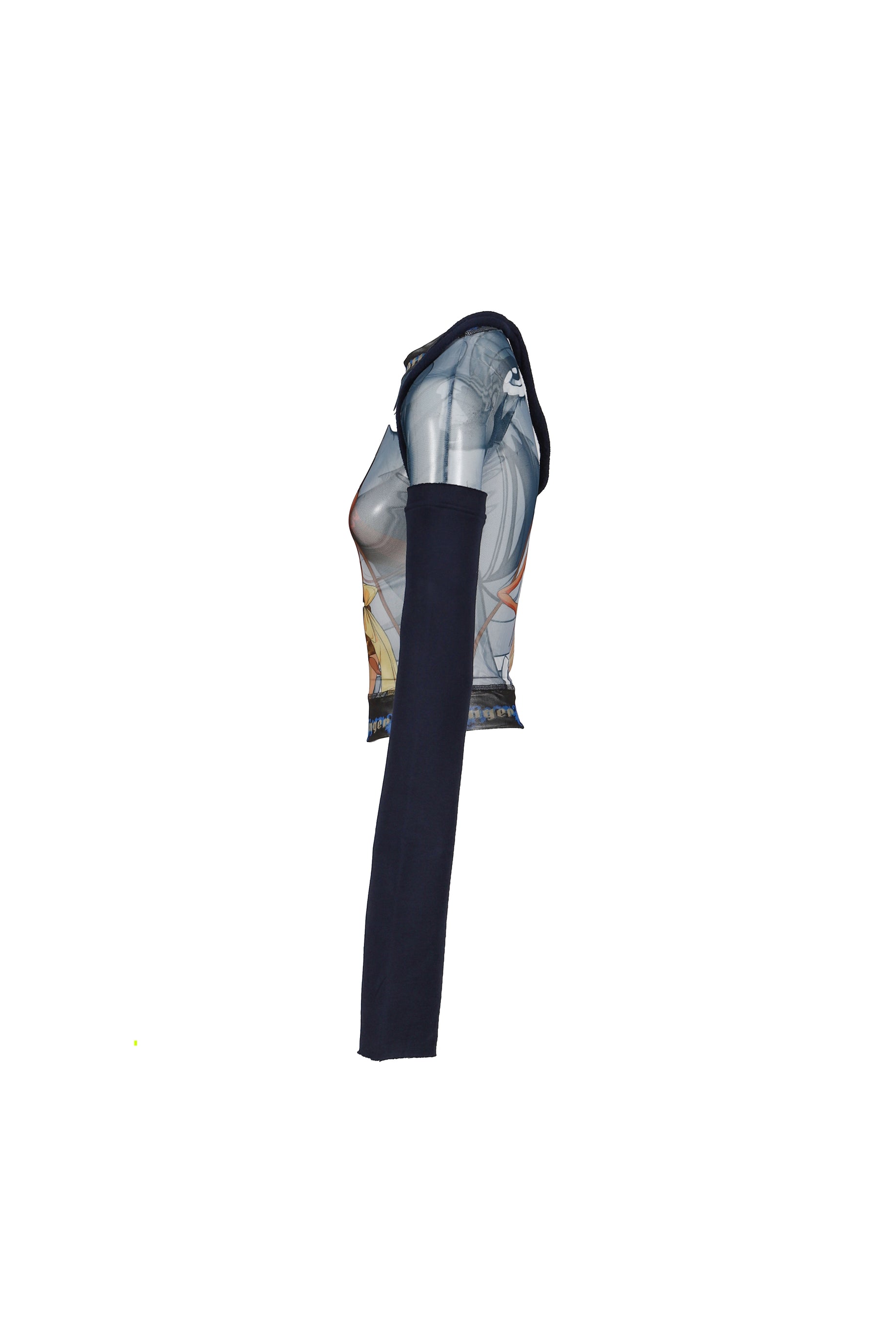 MESH HYBRID LONGSLEEVE / JULIEN CECCALDI PRINT