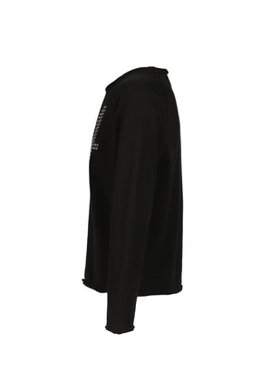 STAR 34 FITTED L/S T-SHIRT / BLK