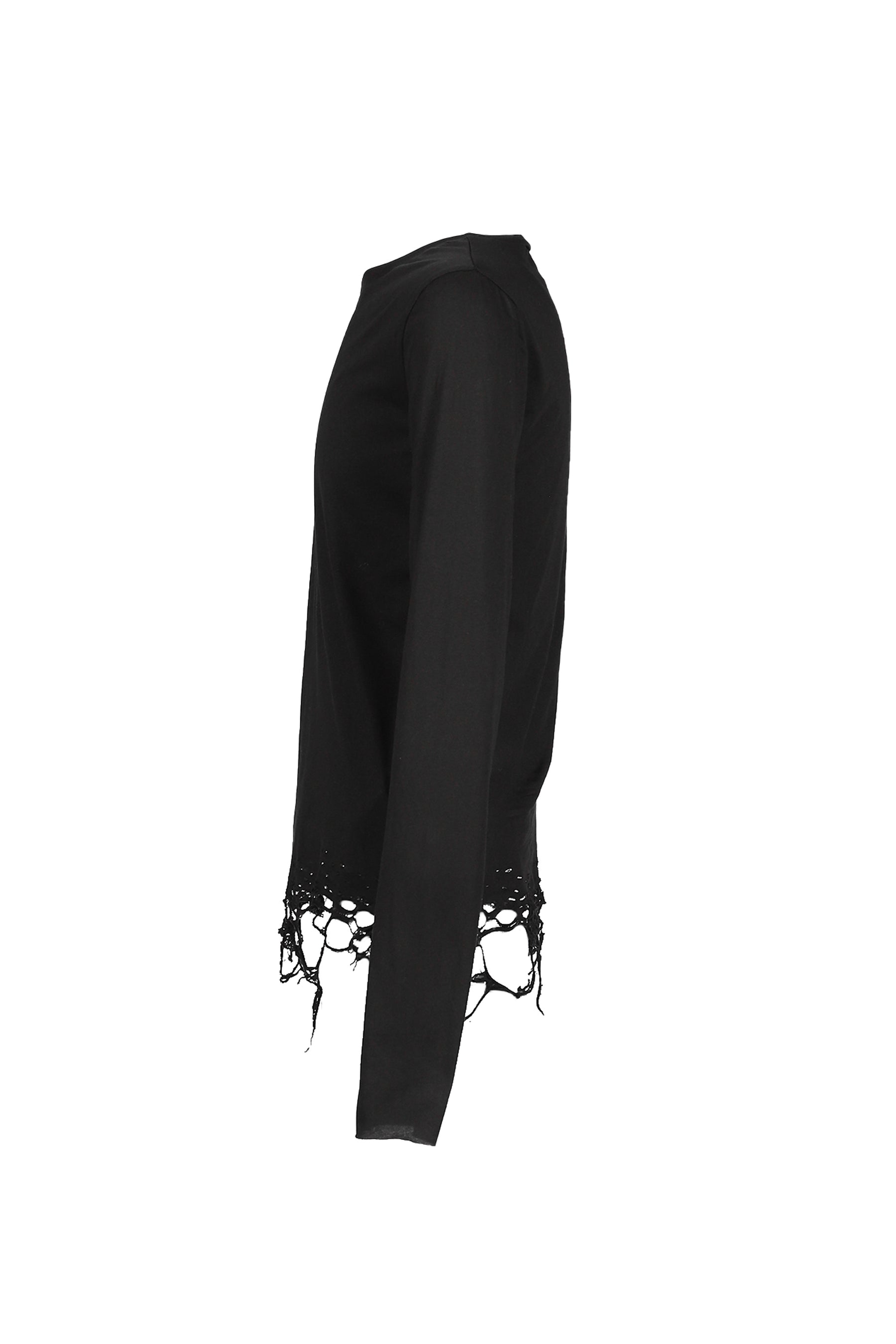 THRASHED LONGSLEEVE / BLK