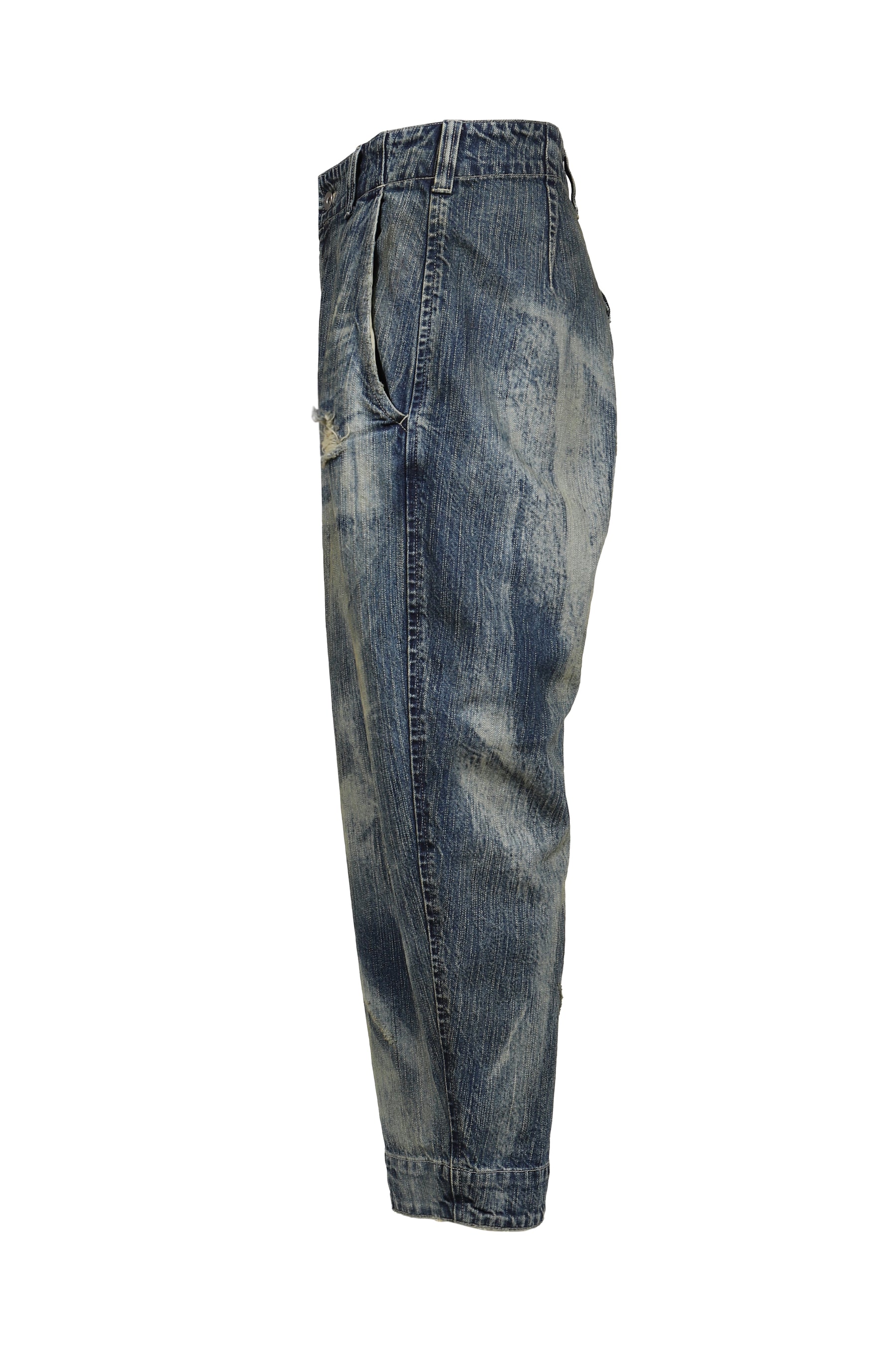 STEINBECK DENIM POCKET PANTS VINTAGE CUSTOM / BLU
