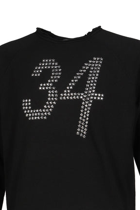 STAR 34 FITTED L/S T-SHIRT / BLK