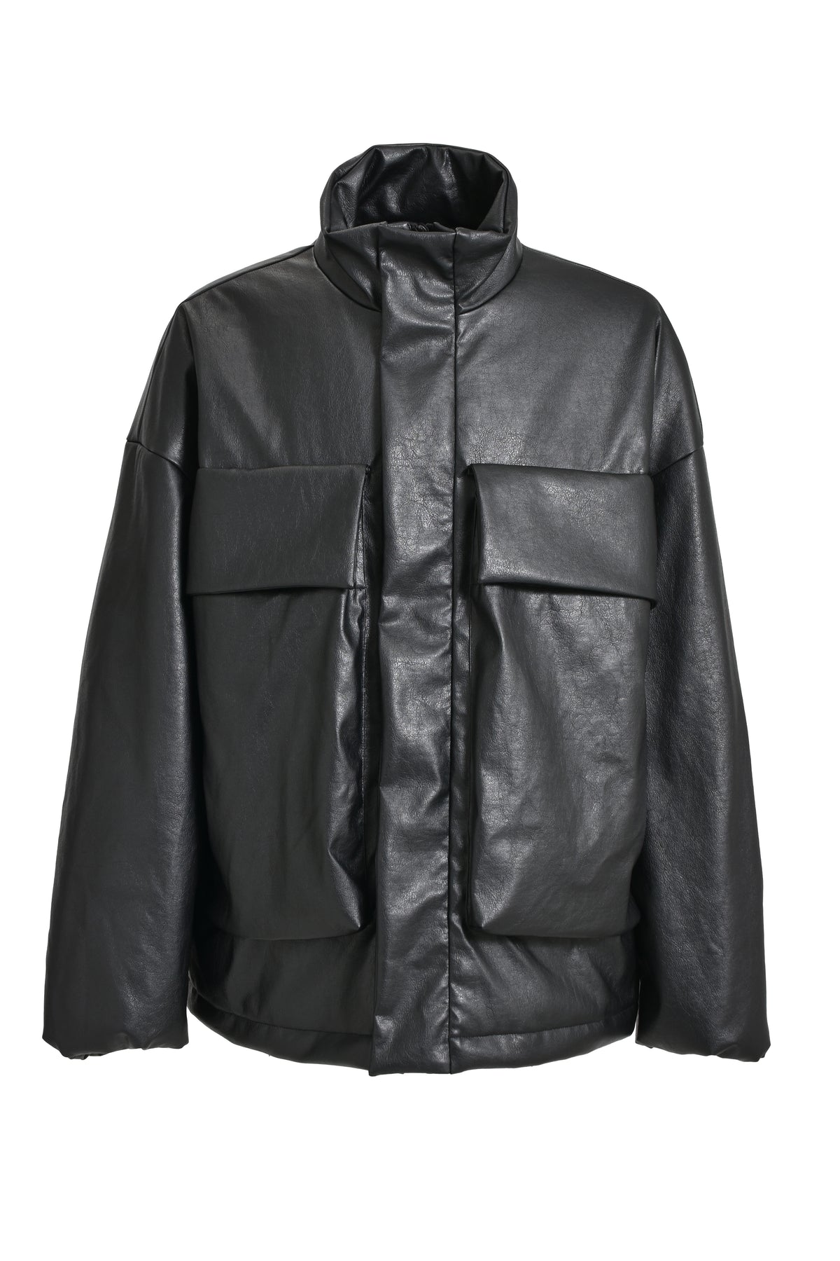 STAND COLLAR BLOUSON / BLK