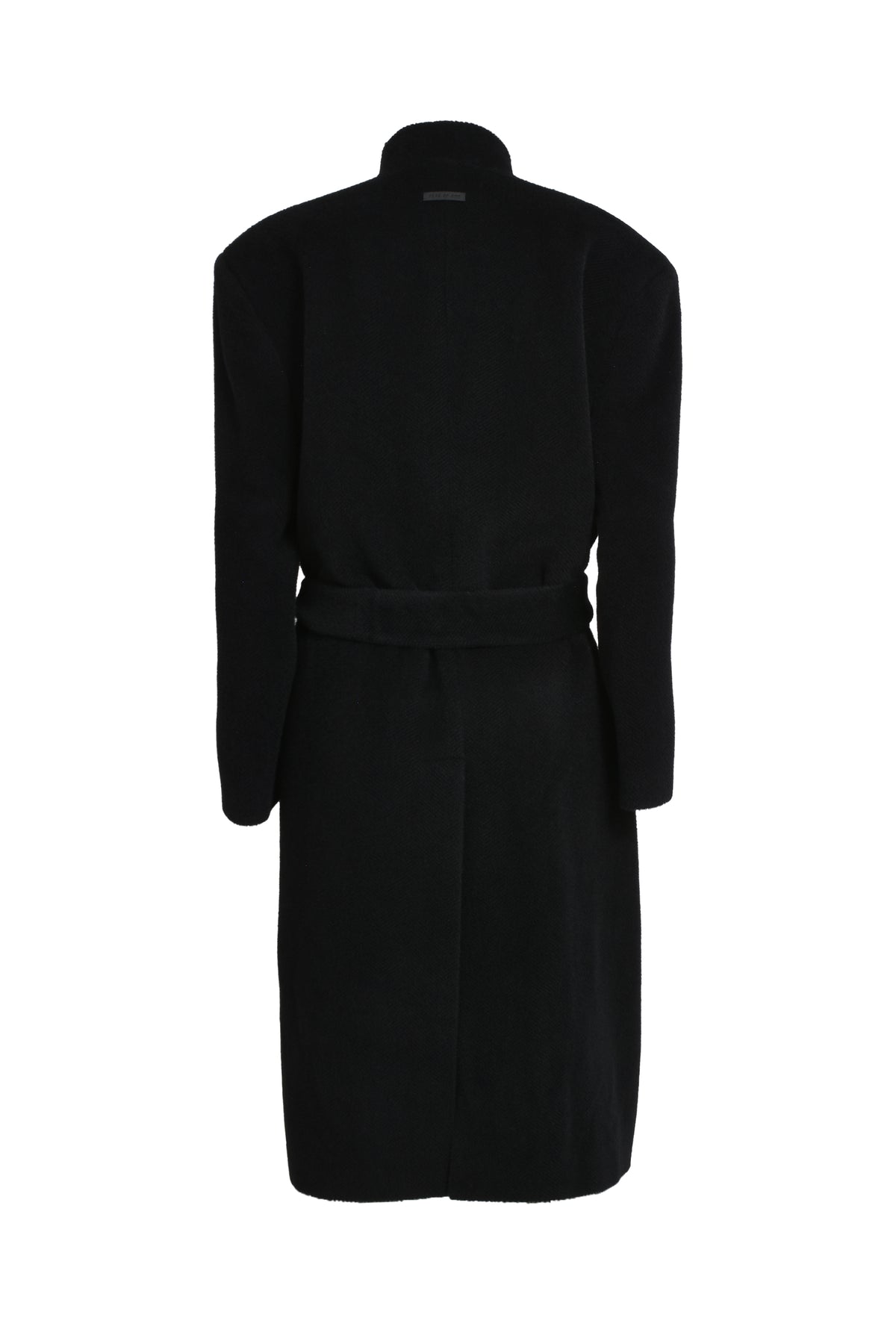 LAPELLESS COAT / BLK