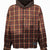 GRADATION DOCKING HOOD SHIRT / RED