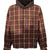 GRADATION DOCKING HOOD SHIRT / RED
