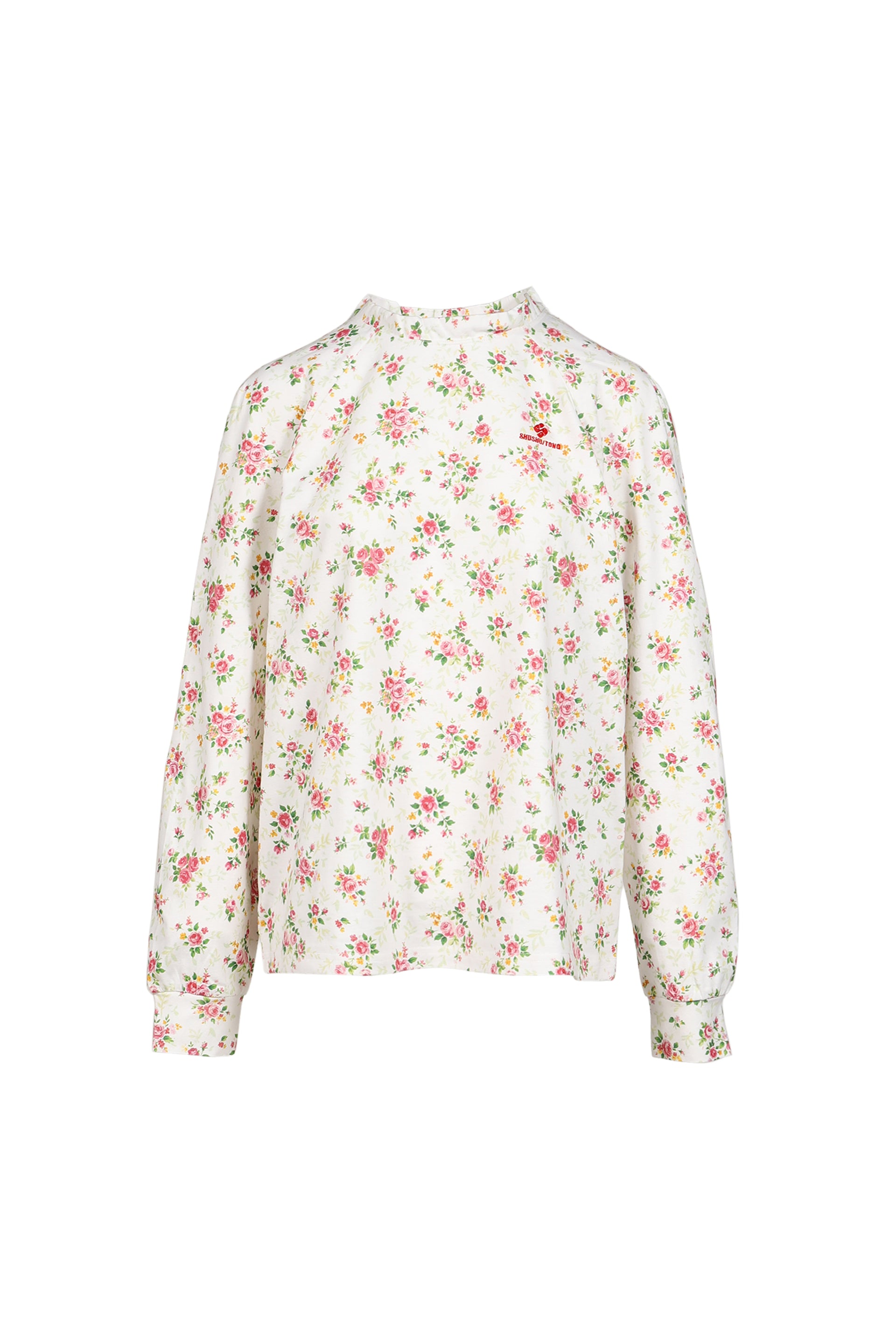 CREWNECK LONG-SLEEVE TEE / WHT