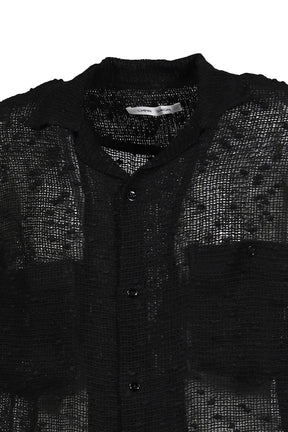 DEXTER SHIRT / BLK MESH
