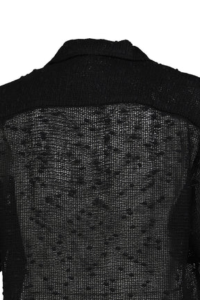 DEXTER SHIRT / BLK MESH