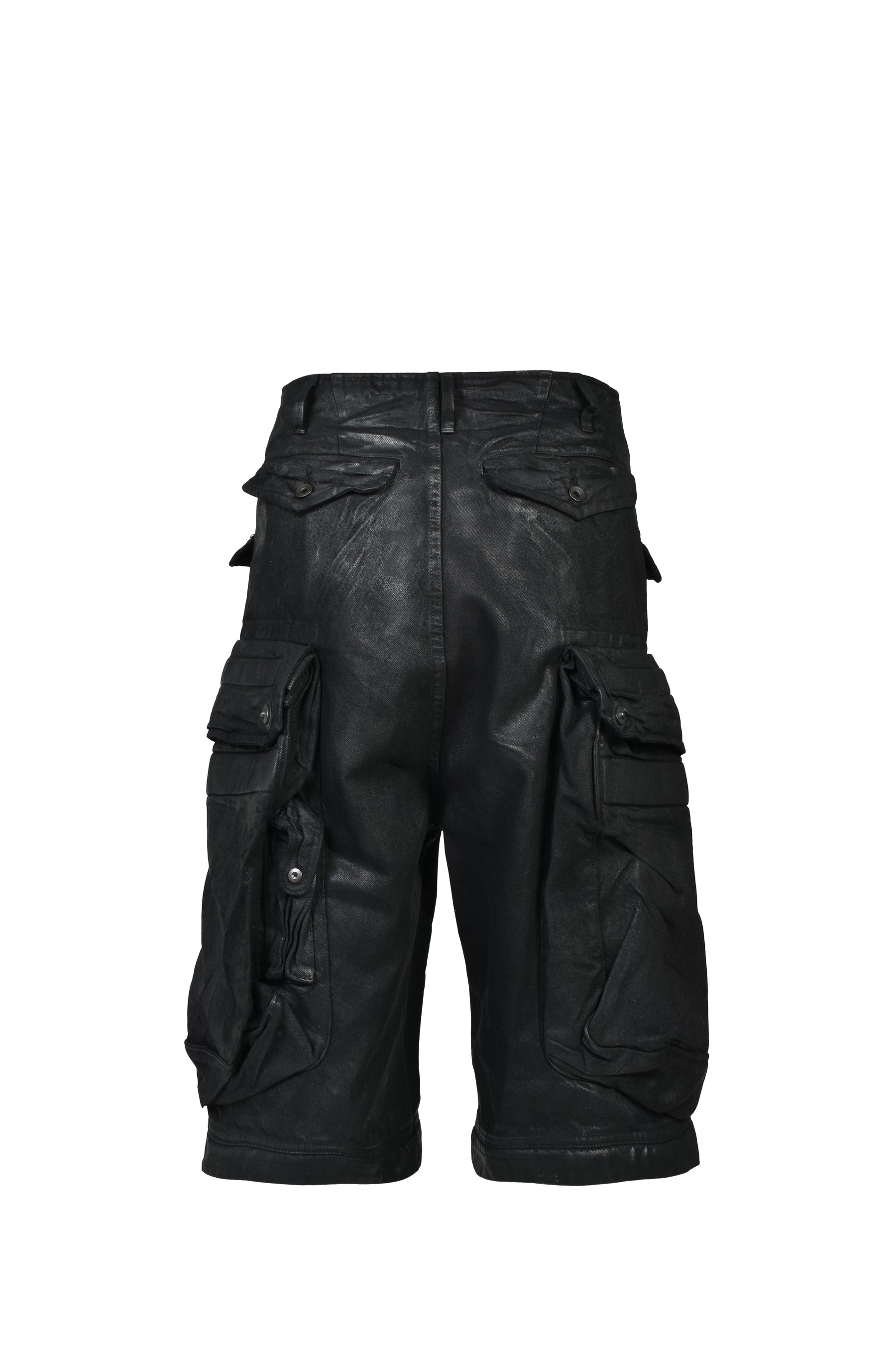12oz DENIM GASMASK WIDE TROUSER (20TH EXCLUSIVE) / BLK