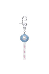 COLORFUL CRUSHED ICE LOLLIPOP / BABY BLU CHERRY PNK CONTRAST STRIPE