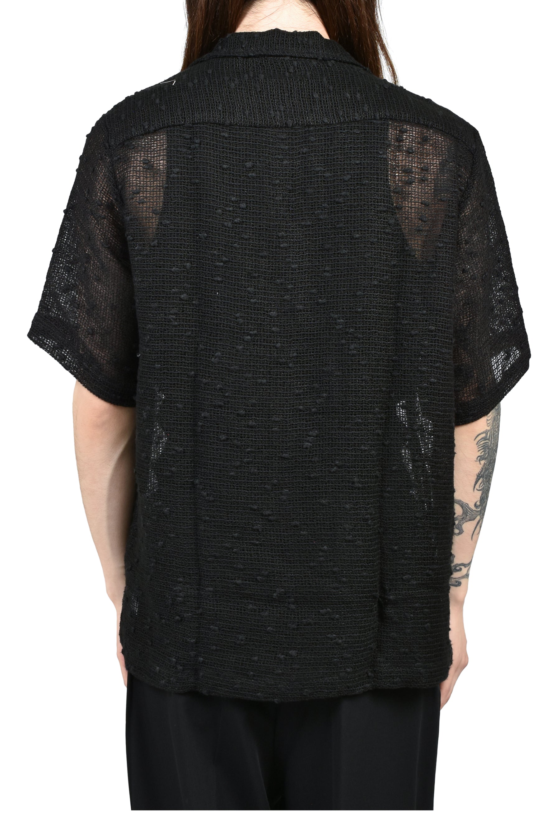 DEXTER SHIRT / BLK MESH