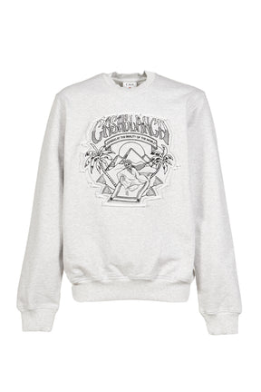 MAGIC CARPET APPLIQUE CLASSIC SWEATSHIRT / GREY