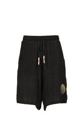 SMILE SHORTS UNISEX / WASHED BLK