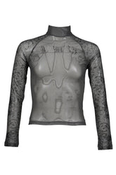 SWORD ART MESH TOP / GRY