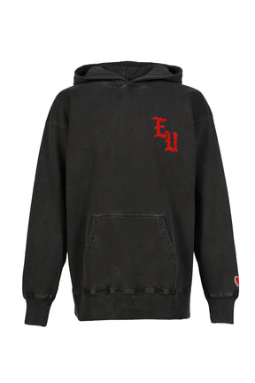 EU LOGO CL HOODIE / BLK