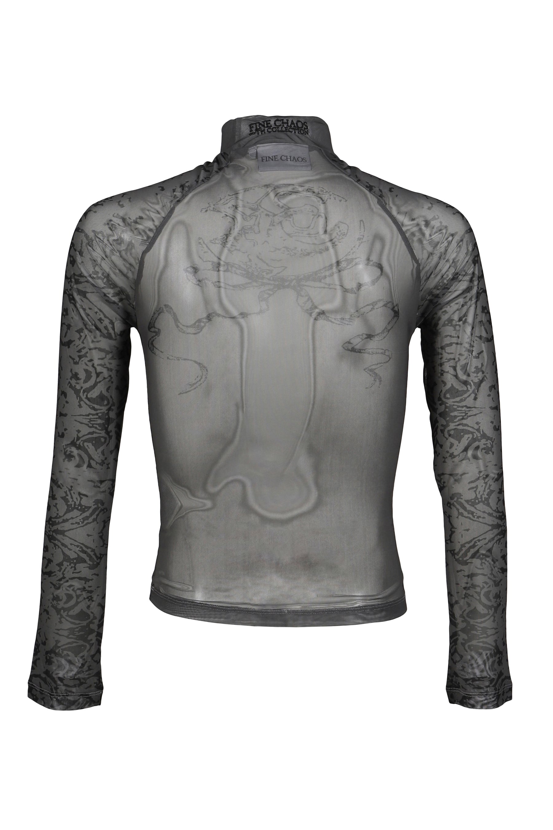 SWORD ART MESH TOP / GRY