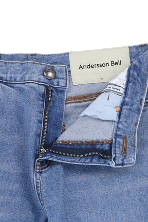 Andersson Bell NEW MARTINA WESTERN BOOTS WRINKLE JEANS (L) / BLU