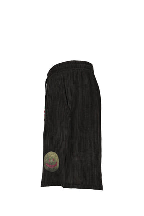 SMILE SHORTS UNISEX / WASHED BLK