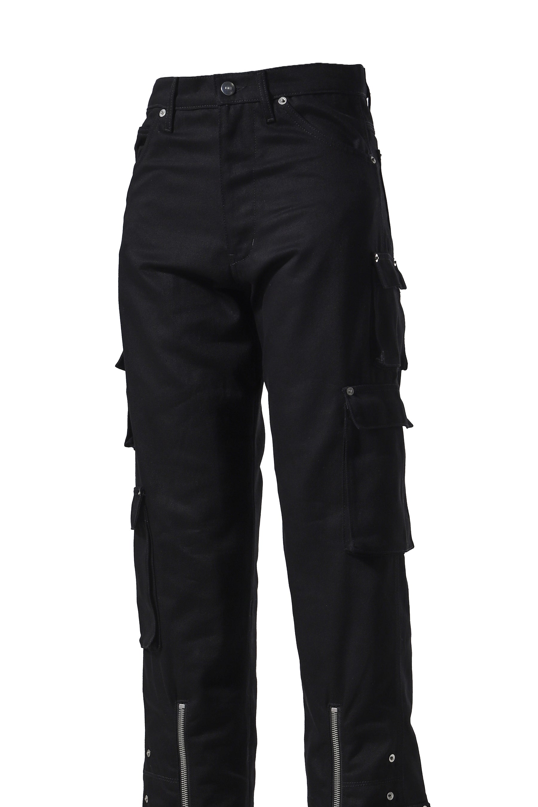 DEFINITE DENIM TROUSERS / BLK