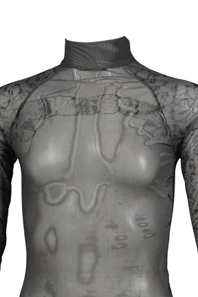 SWORD ART MESH TOP / GRY