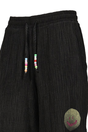 SMILE SHORTS UNISEX / WASHED BLK
