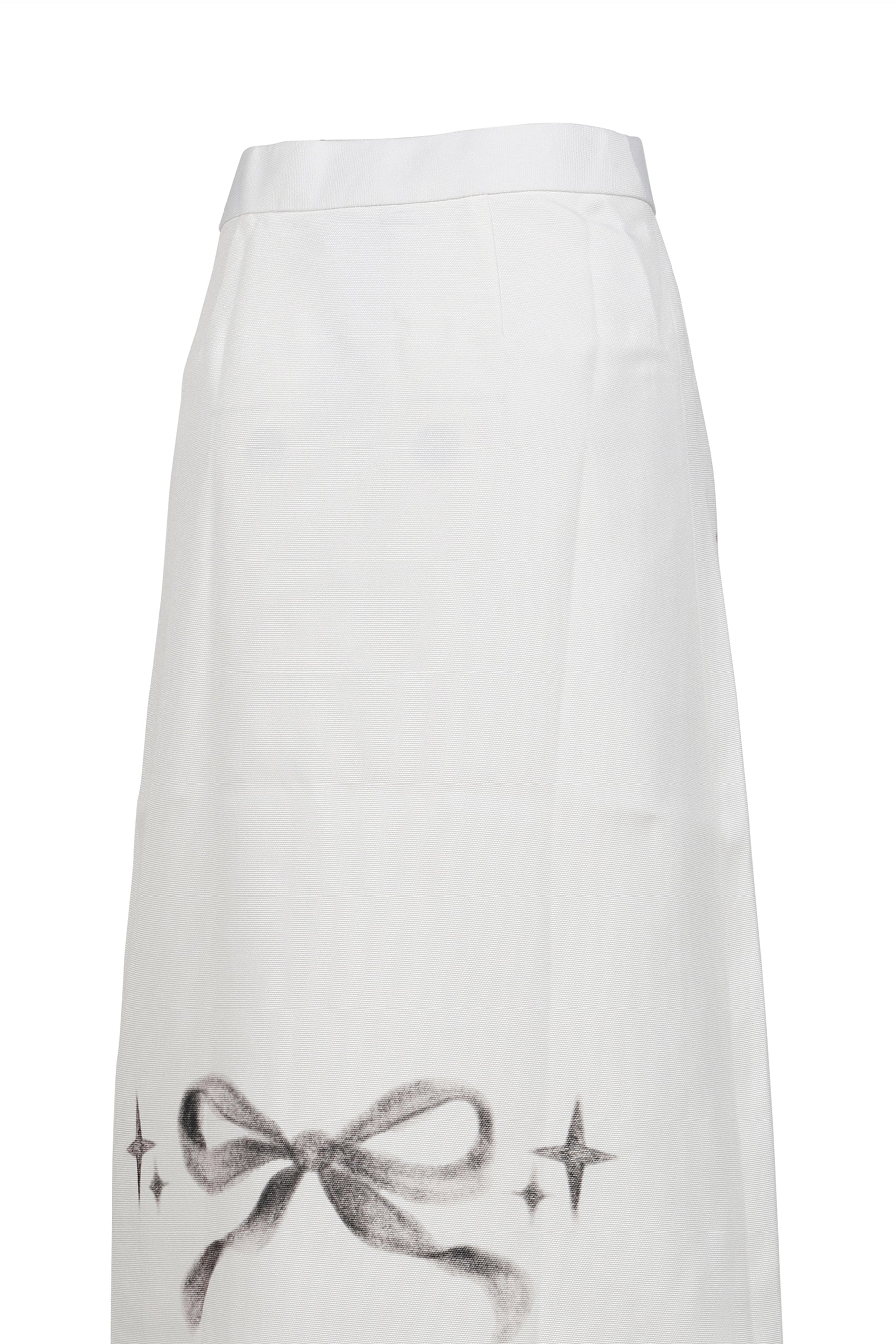 SANRIO MIDI SKIRT / WHITE