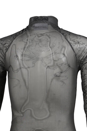 SWORD ART MESH TOP / GRY