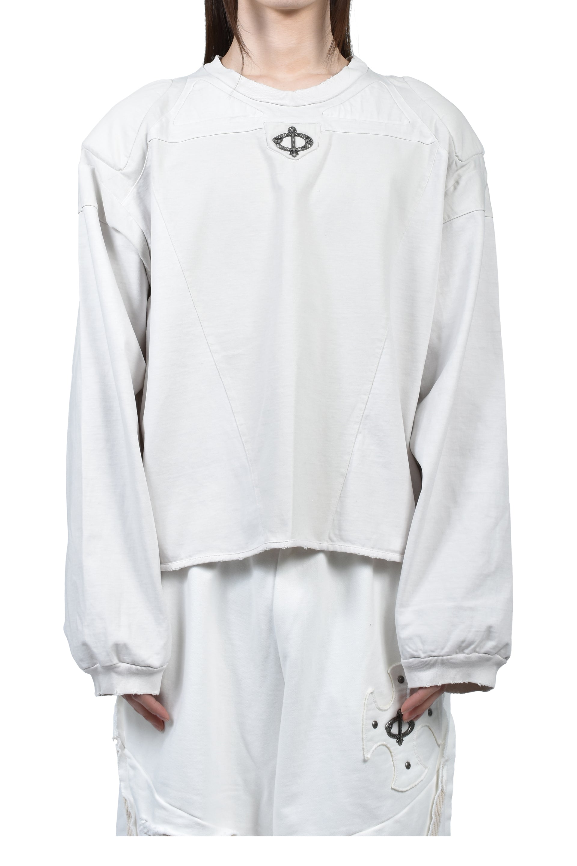 PADDED LONG SLEEVE / WHT