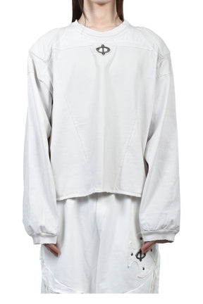 SKOOT PADDED LONG SLEEVE / WHT