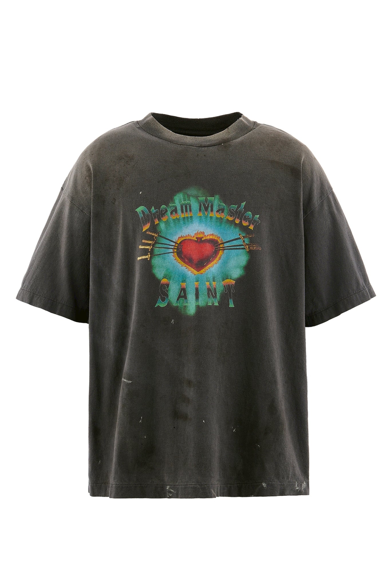 SS T-SHIRT/HEART / BLK