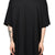 OVERSIZED DOUBLE COLLAR T-SHIRT / BLK