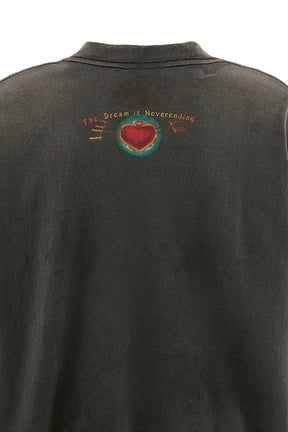 SS T-SHIRT/HEART / BLK